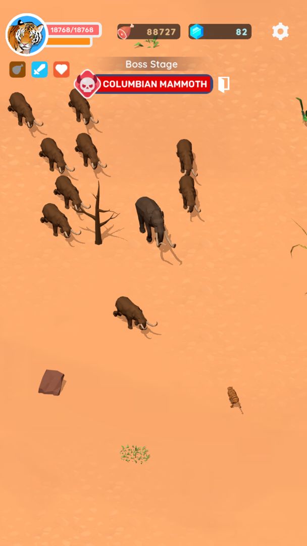 Screenshot of Idle Tiger Simulator