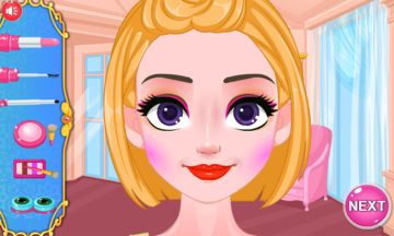 Captura de Tela do Jogo Princess makeup spa salon
