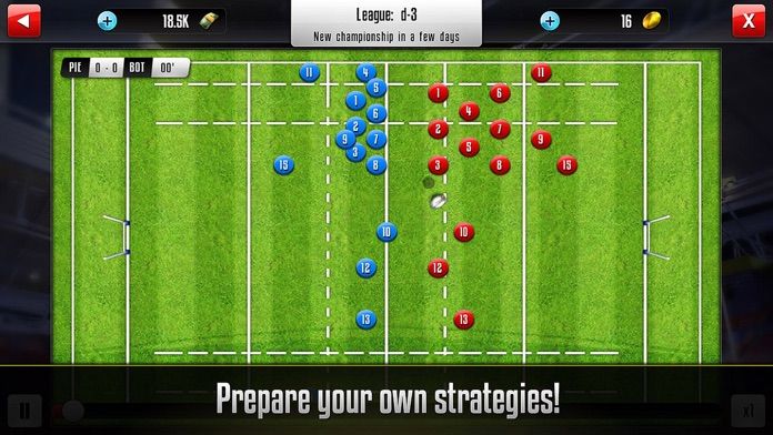 Rugby Manager : Be a manager ภาพหน้าจอเกม