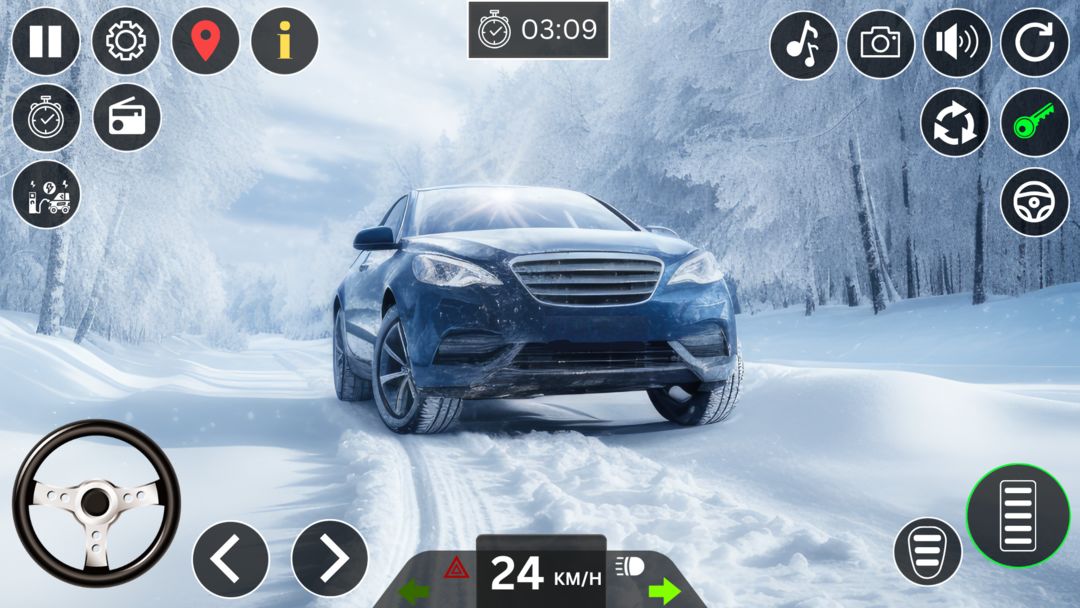 자동차 모의 실험 장치 주인 운전 게임 스크린 샷