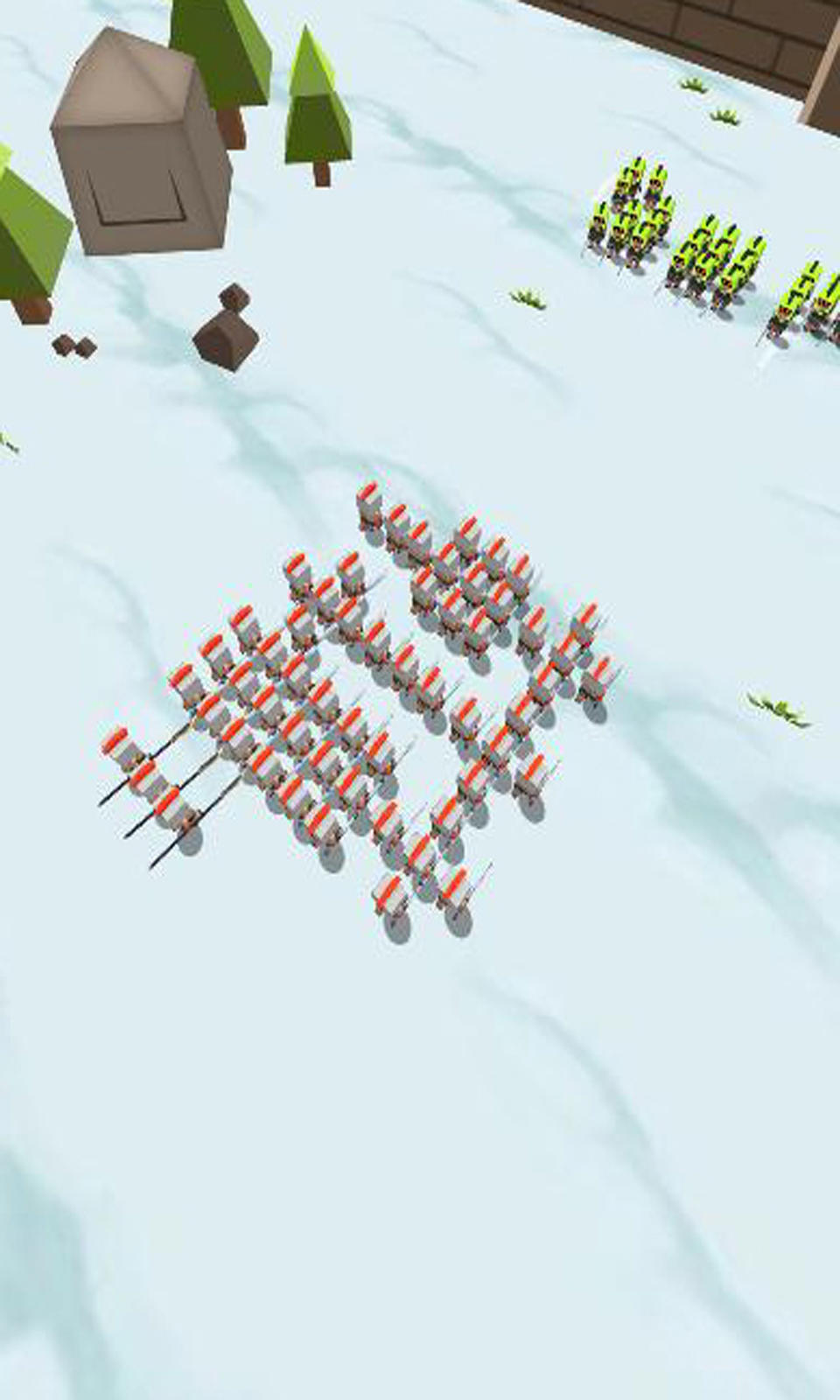 Square war head on Game Screenshot