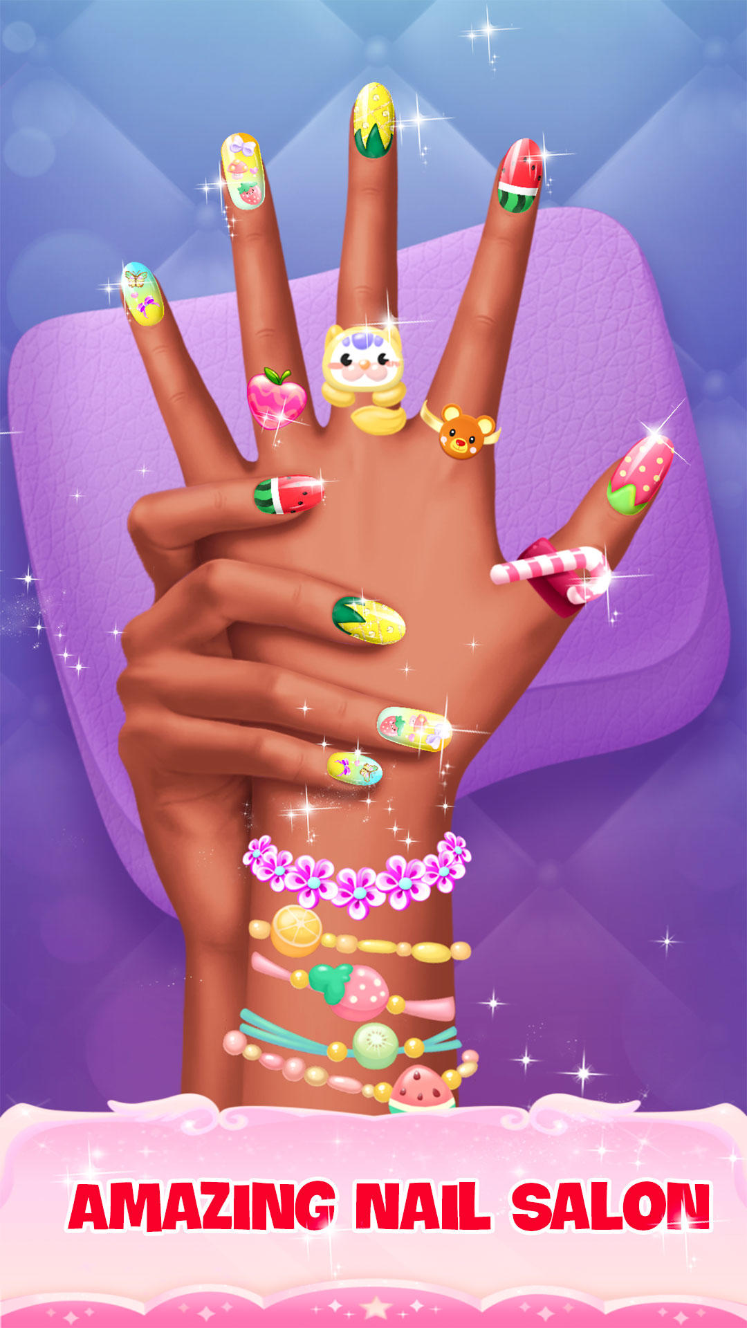 Nail Salon Hello Kitty | Game for Girls | Fun Games for Kids, Babies and...  | Hello kitty games, Fun games for kids, Games for kids