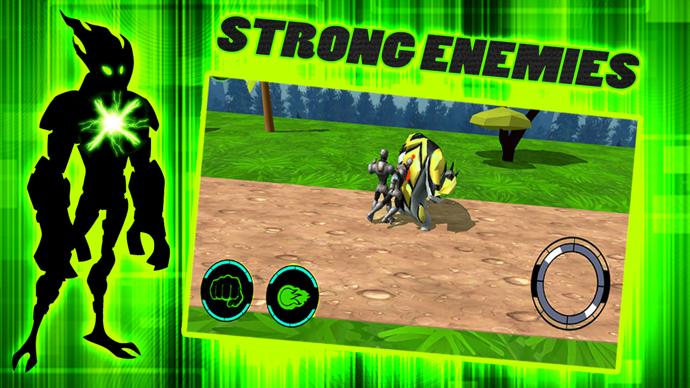Cuplikan Layar Game The Hero alien fighter