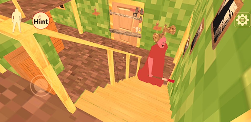 Piggy Granny Horror Minicraft screenshot game