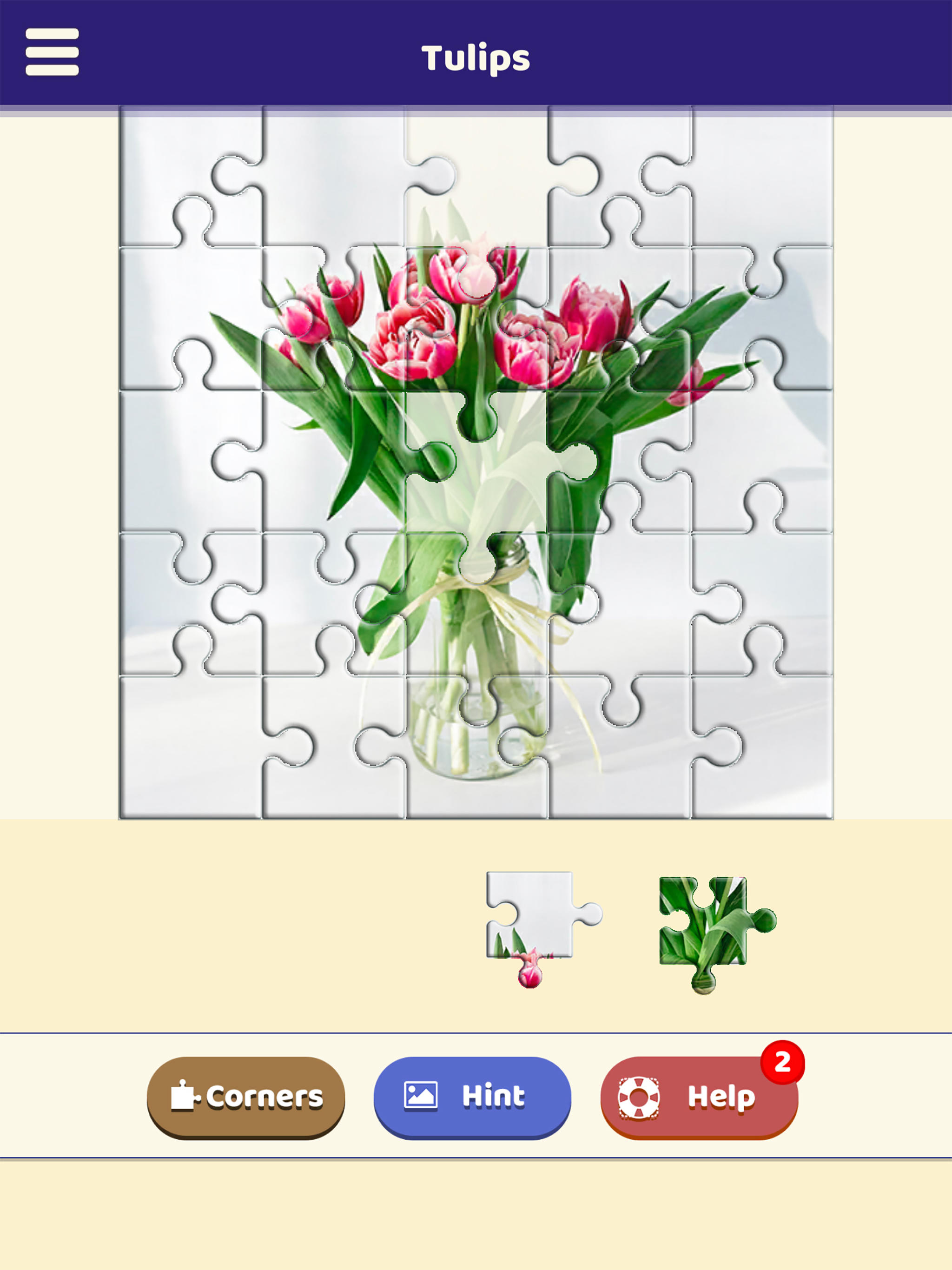 Tulip Love Puzzle Game Screenshot