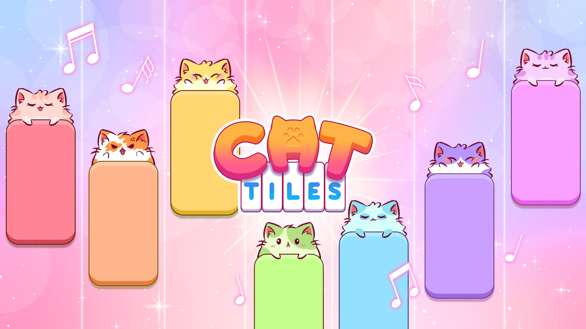 Cat Tiles: Cute Piano Game Game Screenshot