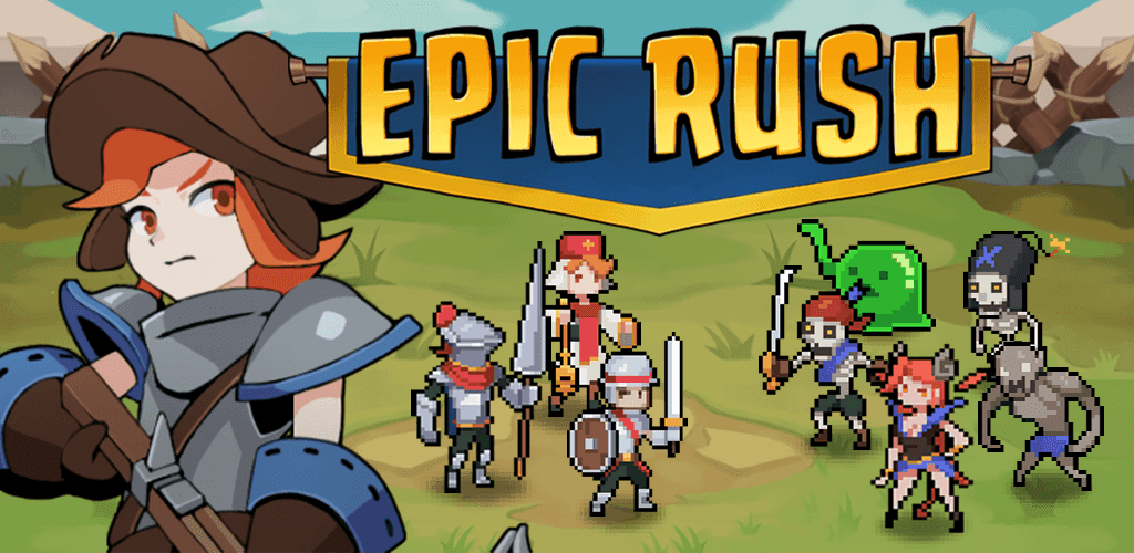 Banner of EPIC Rush - Пиксельная ролевая игра в режиме ожидания 1.34.0