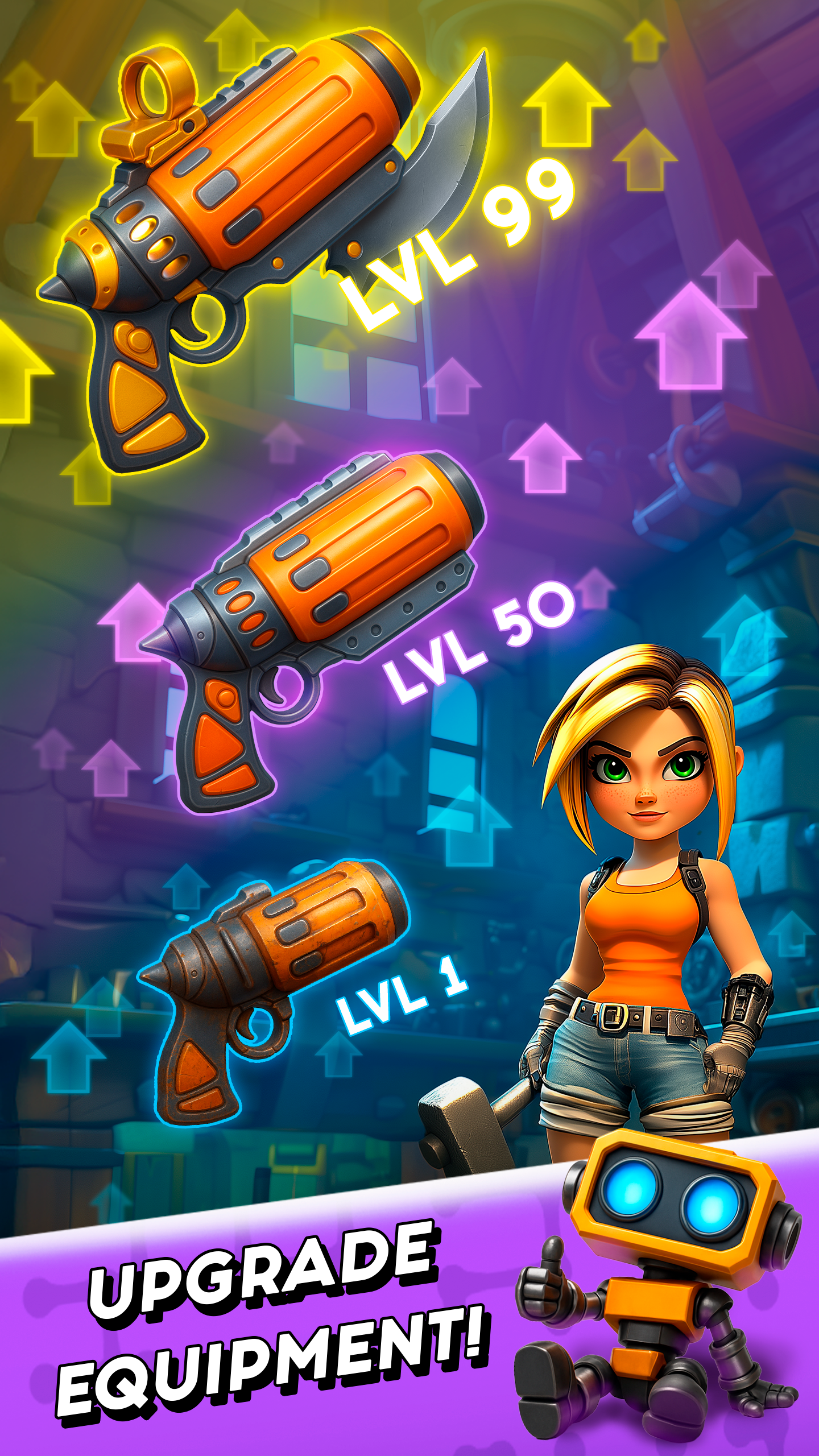 Guns vs Magic - Roguelite RPG Game Screenshot