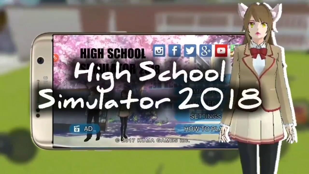 Screenshot of the video of High School Simulator 2018