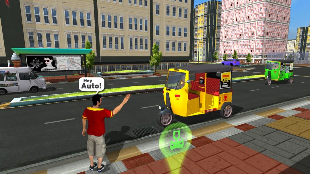 Tuk Tuk Driving Simulator 2019 ภาพหน้าจอเกม