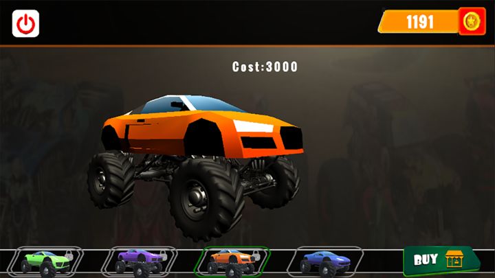 Hot Monster Jam Truck Wheels Game Screenshot
