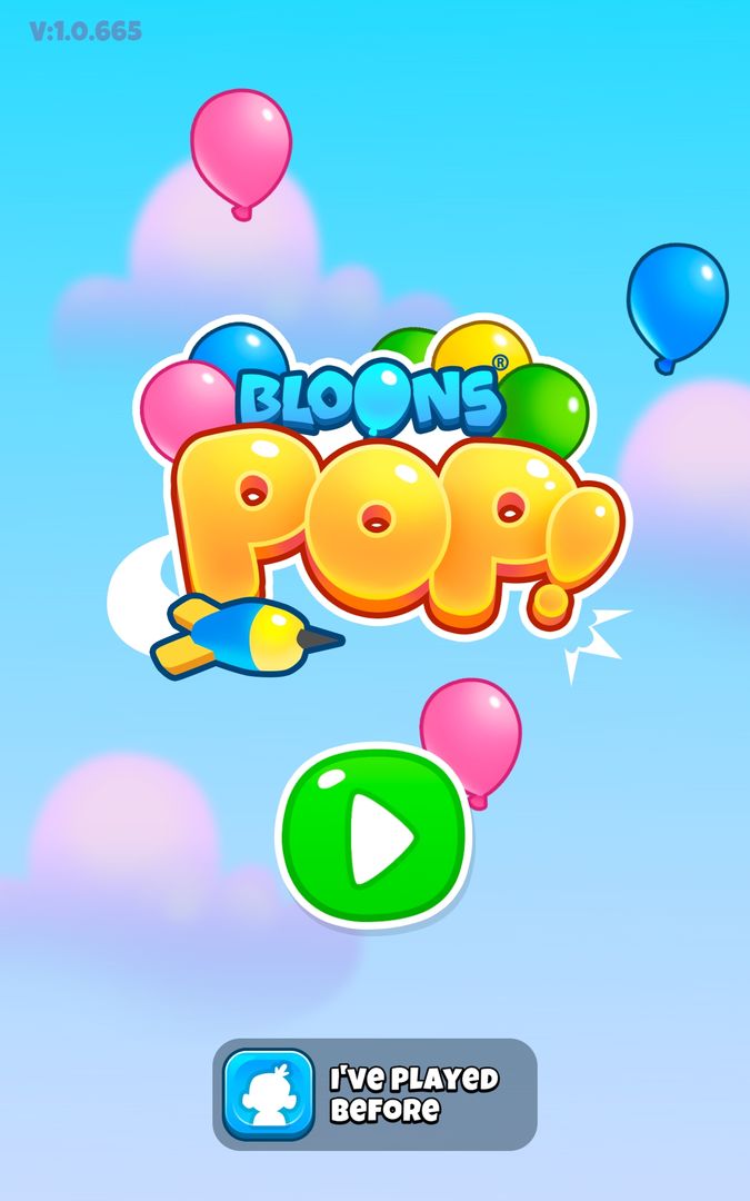 Screenshot of Bloons Pop!
