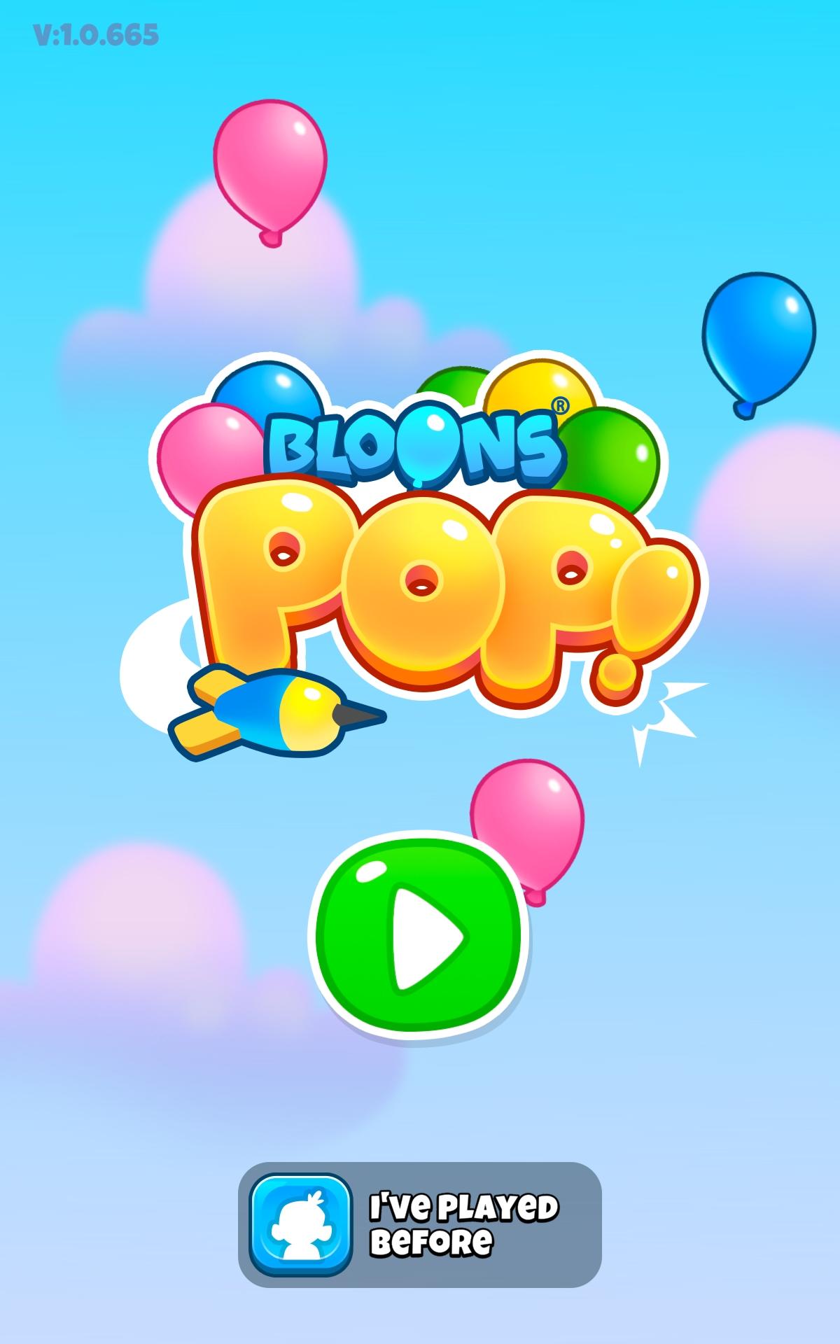 Bloons Pop! Game Screenshot