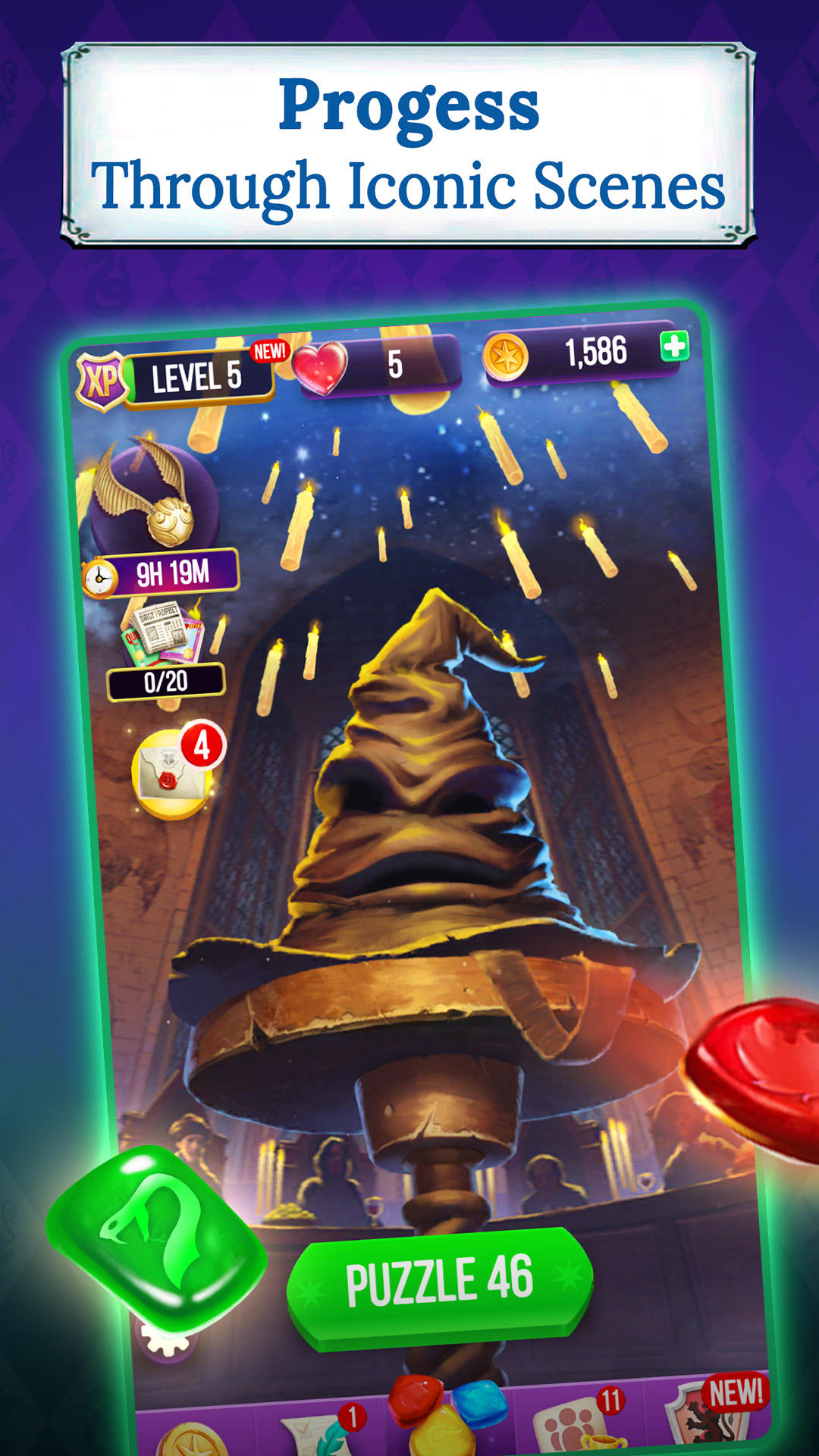 Harry Potter: Puzzles & Spells Game Screenshot