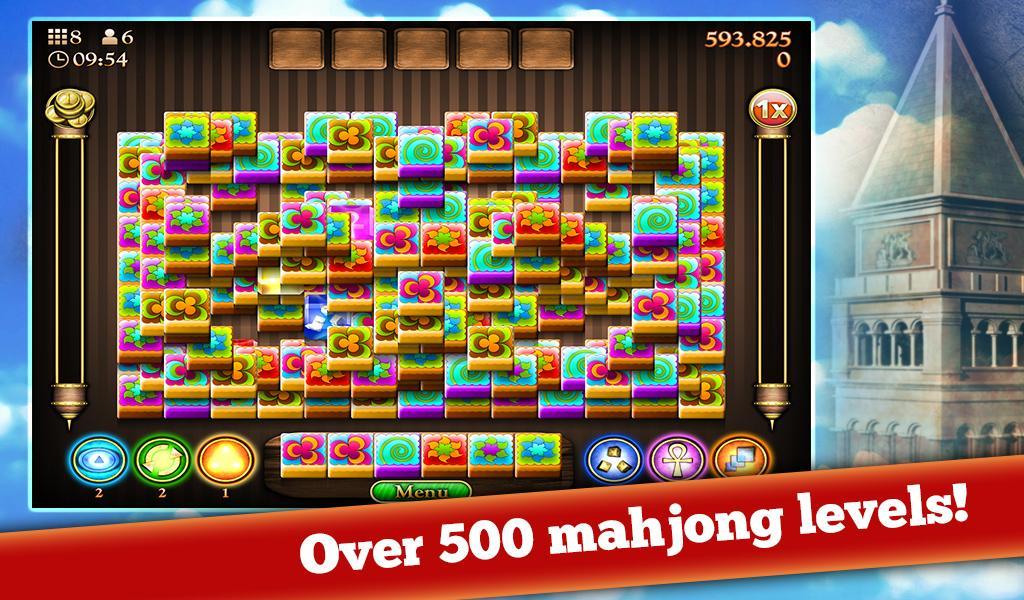 Mahjong Solitaire Mystery Game Game Screenshot