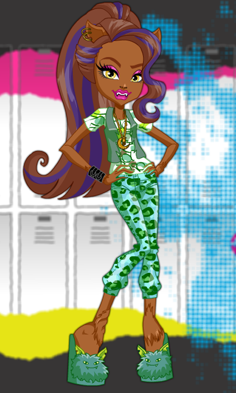 Dress up Clawdeen Wolf ภาพหน้าจอเกม