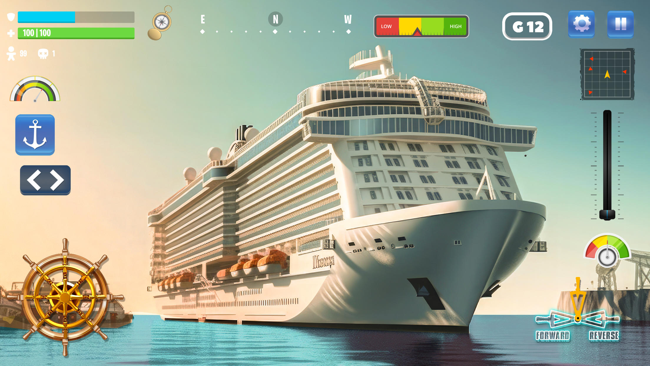 Cruise Ship Games Simulator 3D Game Screenshot