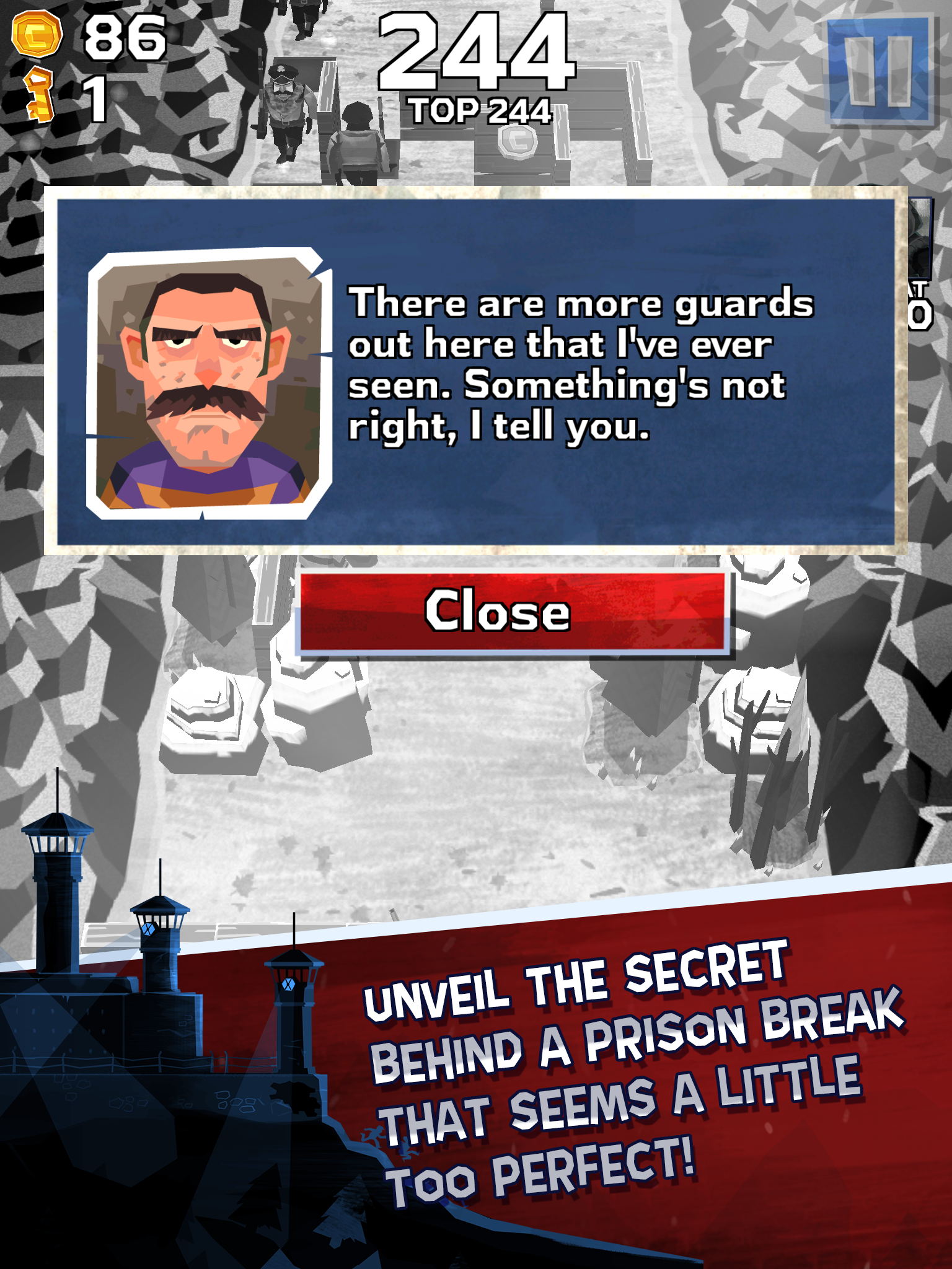 Winter Fugitives Game Screenshot