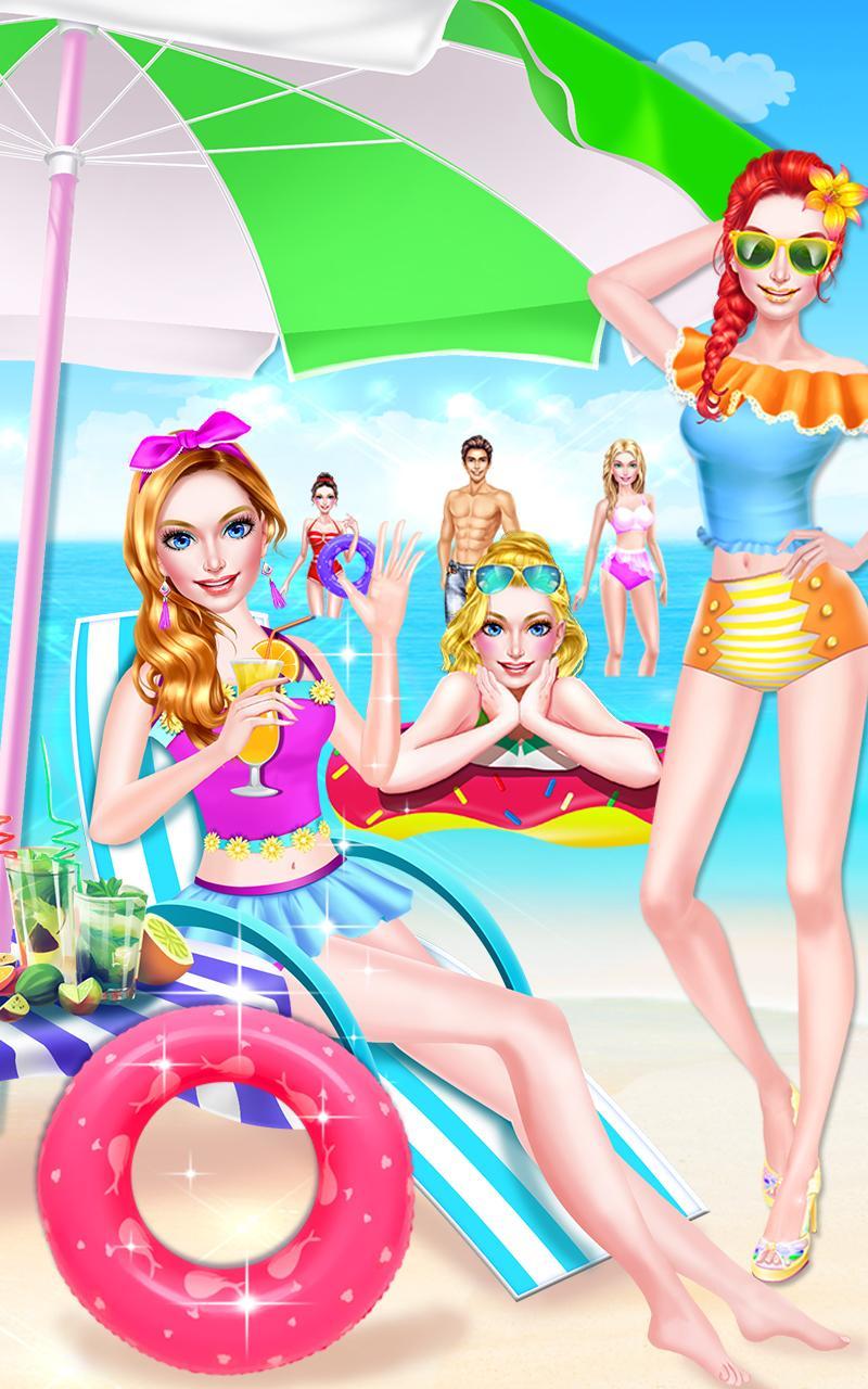 Summer Girl! Beach PARTY Salon ภาพหน้าจอเกม