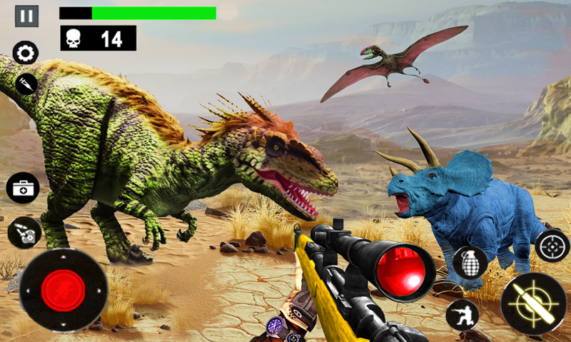 Screenshot of Real Dino Hunting Zoo Games