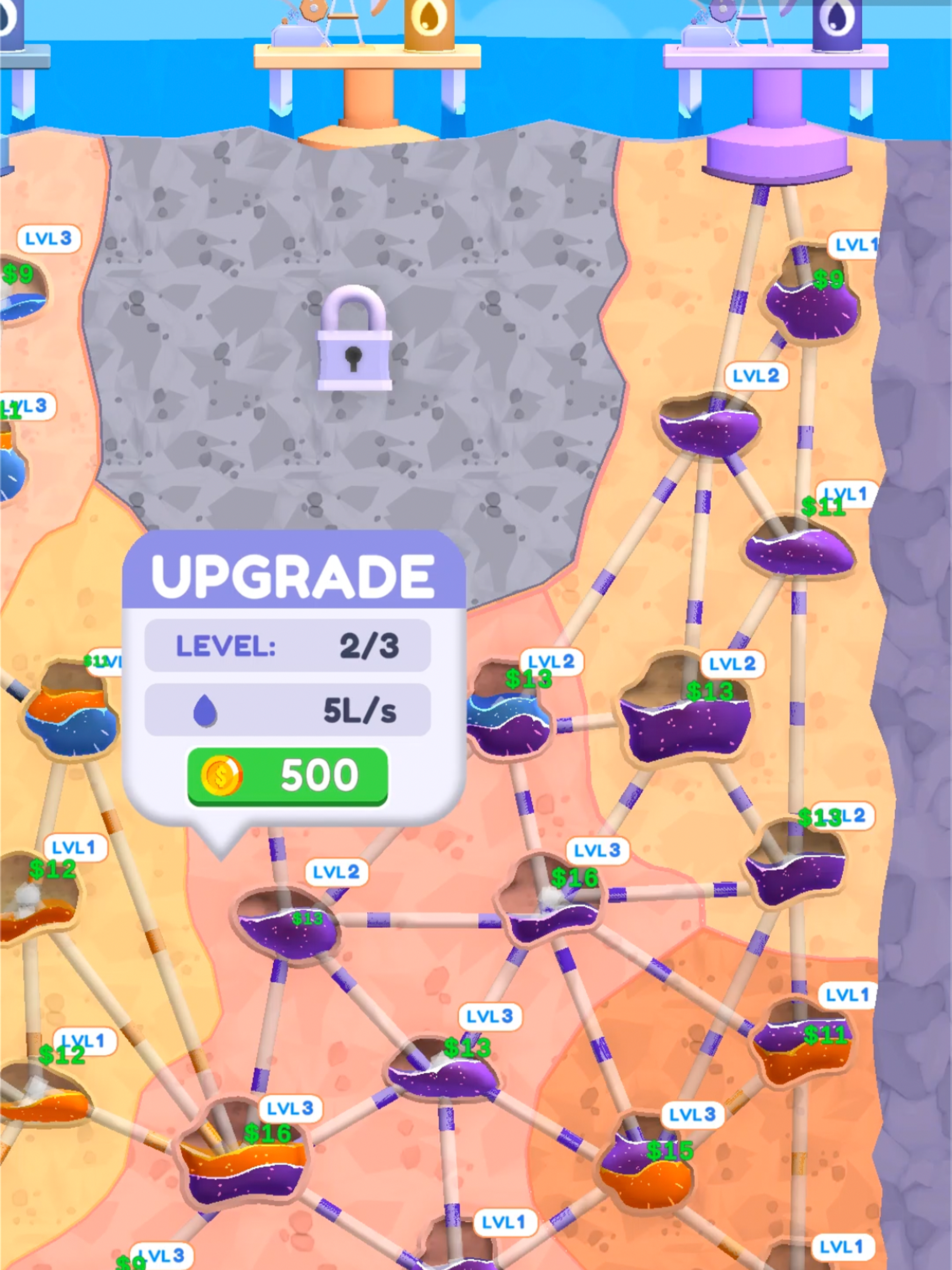 Скриншот игры Oil Wells