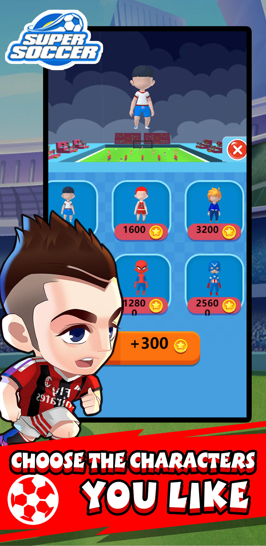 Super Soccer Game Screenshot