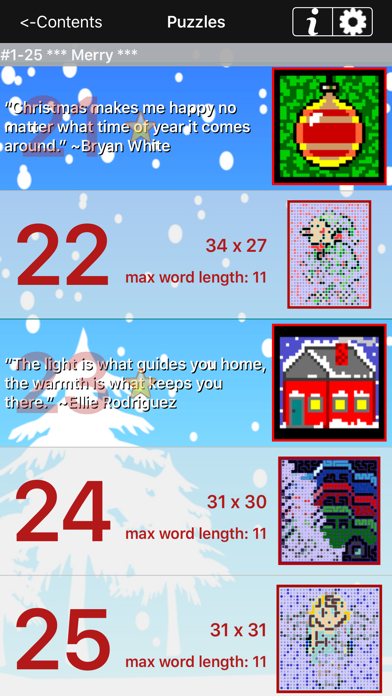SpellPix Xmas Game Screenshot