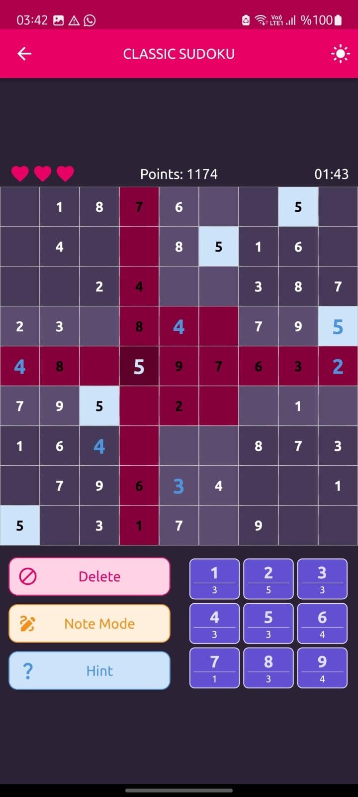 Sudoku Master Pro ภาพหน้าจอเกม