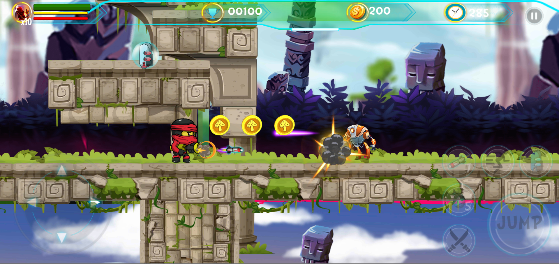 Go Ninja Adventures ภาพหน้าจอเกม