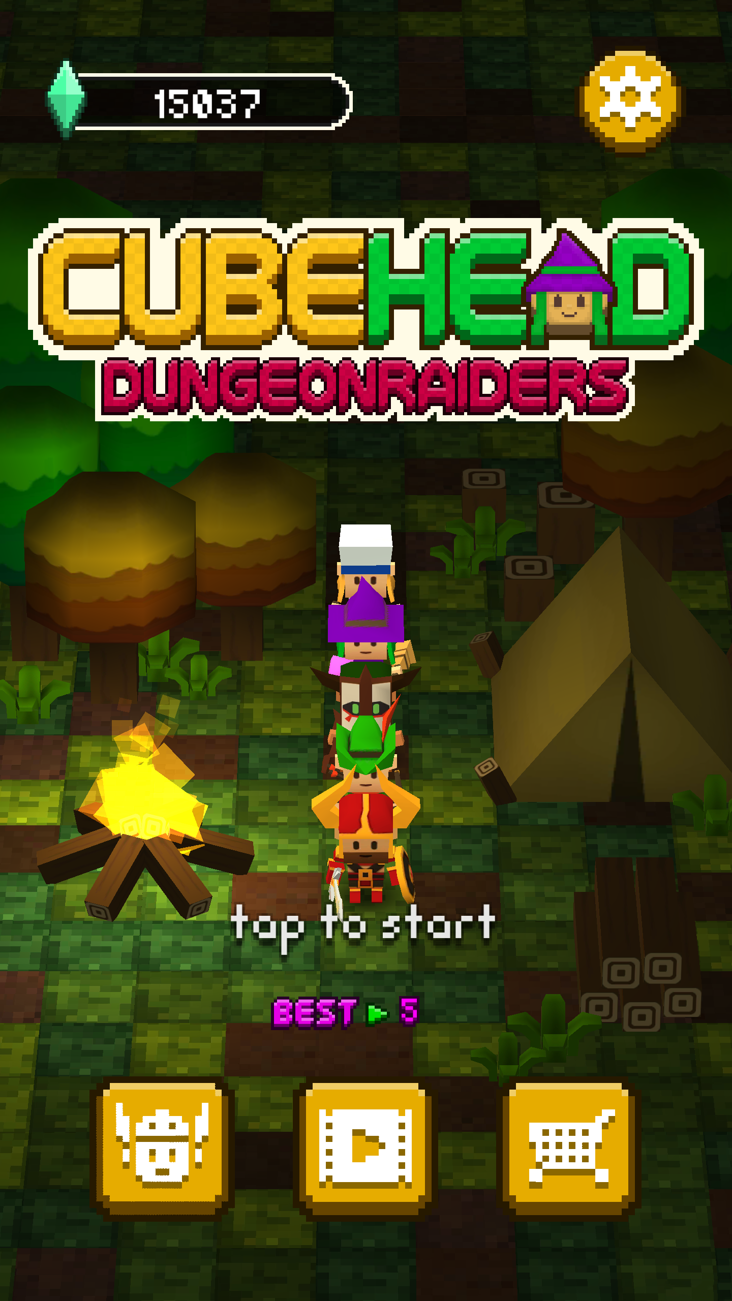 Screenshot 1 of Cabeza de cubo - Dungeon Raiders 1.3.5