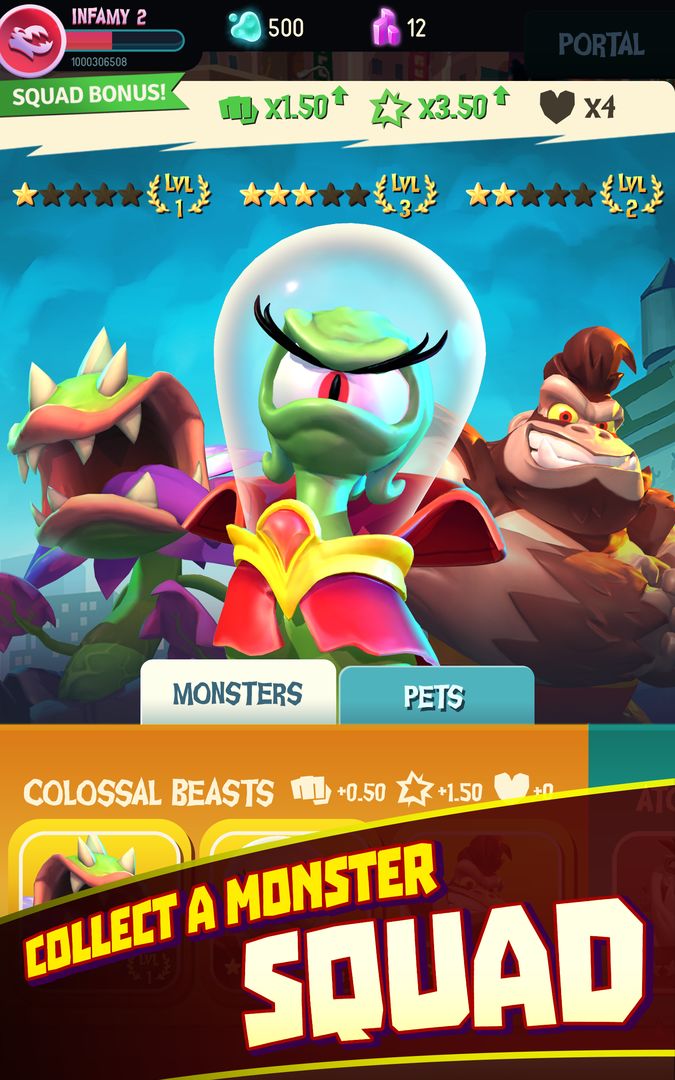 I Am Monster: Idle Destruction screenshot game