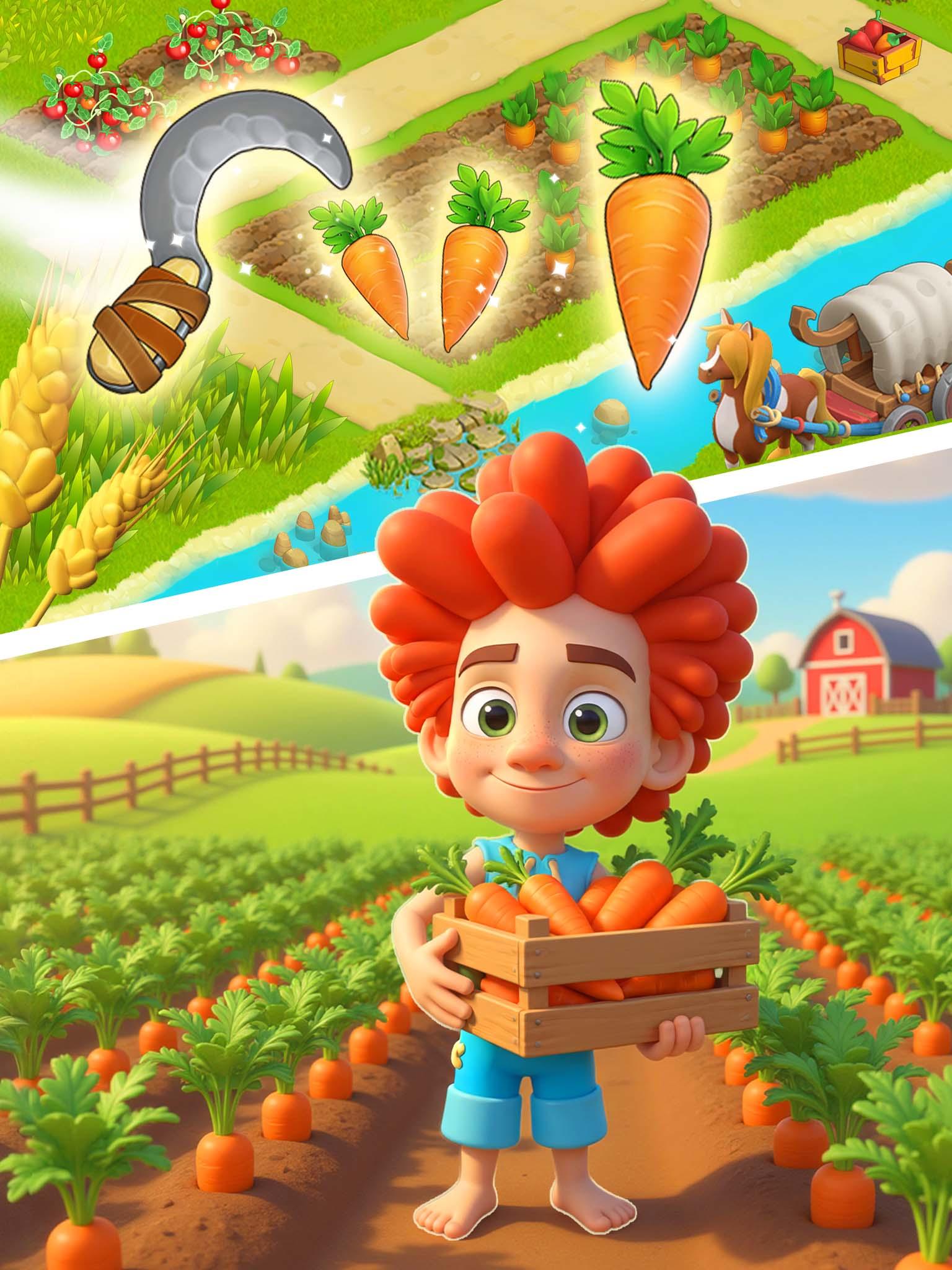 Family Bay: Merge & Farm Game Screenshot