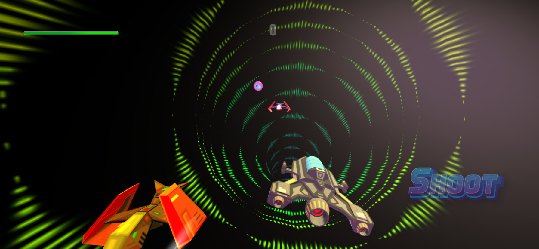 Galactic Drift: Tunnel Wars Game Screenshot