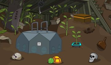 Old House Treasure Escape Game Screenshot