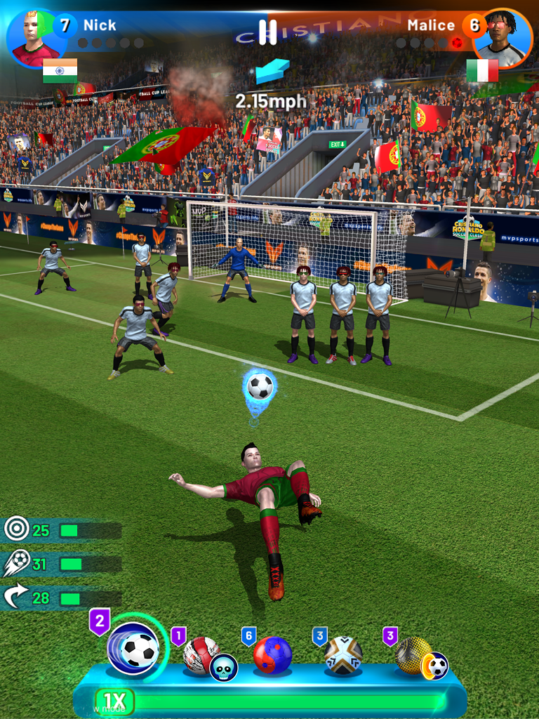 Ronaldo: Soccer Clash Game Screenshot