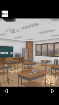 Скриншот игры 脱出ゲーム Home Room 思い出いっぱい最後の教室