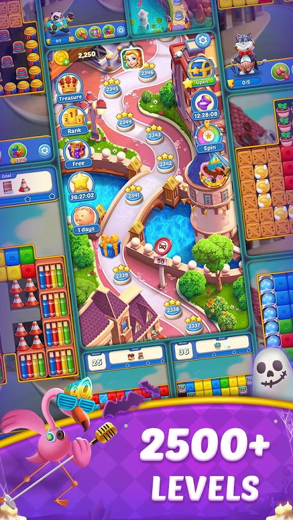 Cube Blast Journey: Toon & Toy Game Screenshot