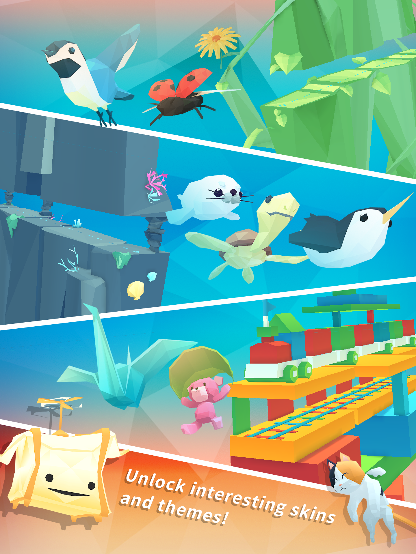 Sky Surfing Game Screenshot