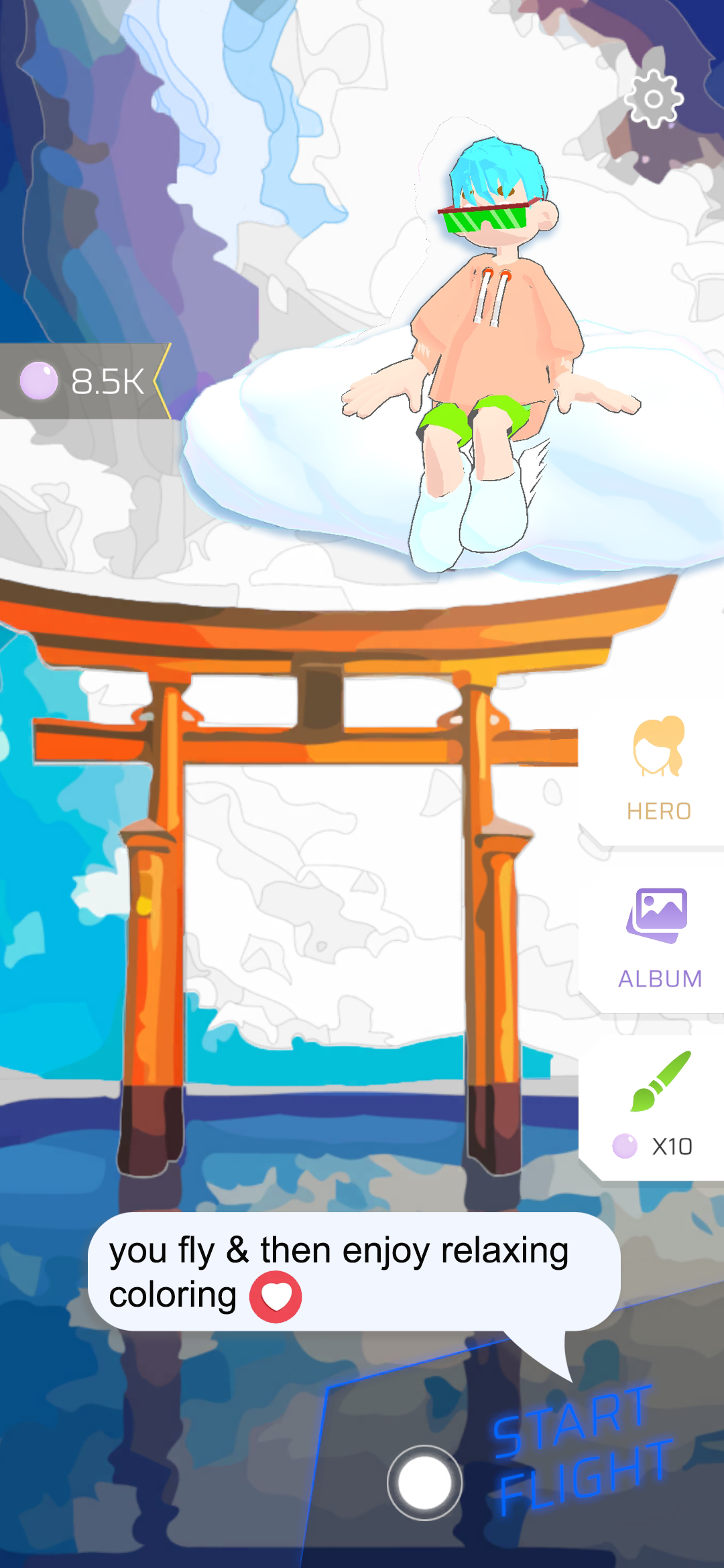 Cuplikan Layar Game Dream Surf - Chill Headspace