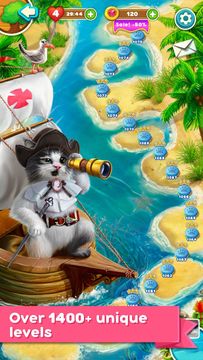 Cute Cats: Classic Match 3 Game Screenshot