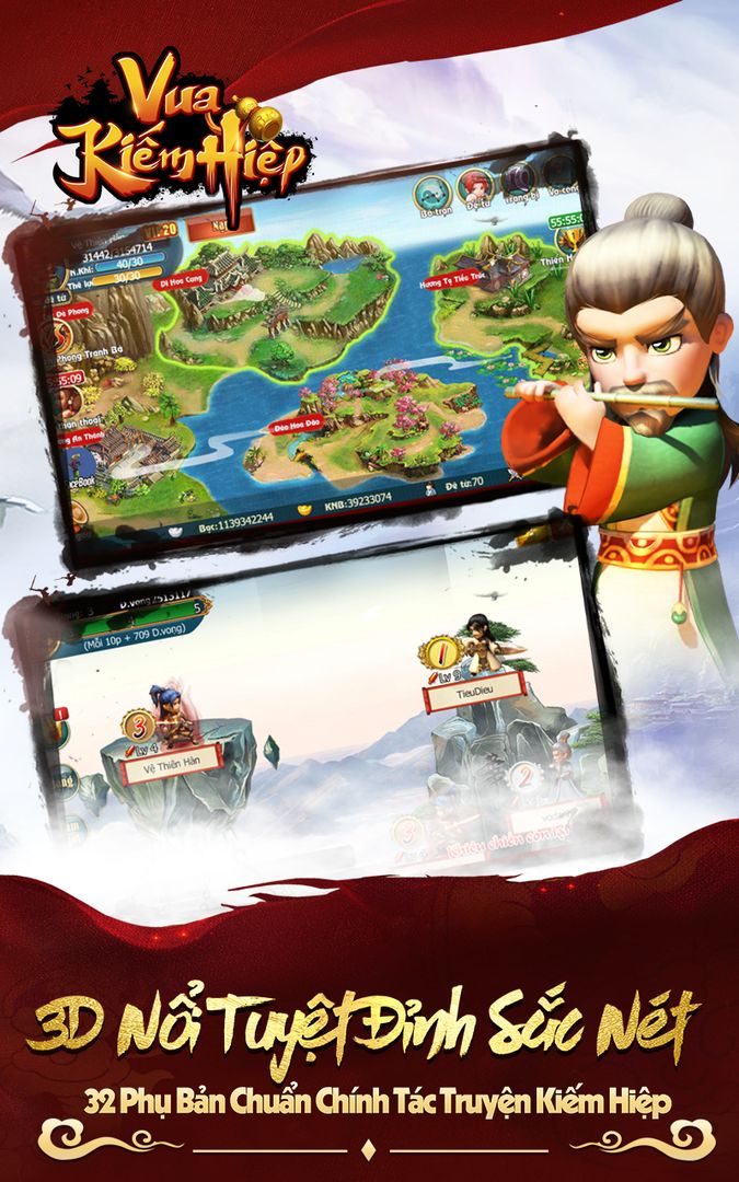 Vua Kiếm Hiệp - Tân Chưởng Môn Funtap ภาพหน้าจอเกม