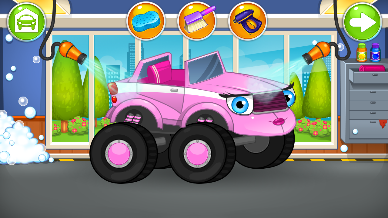 Screenshot of Car Wash - Monster Truck