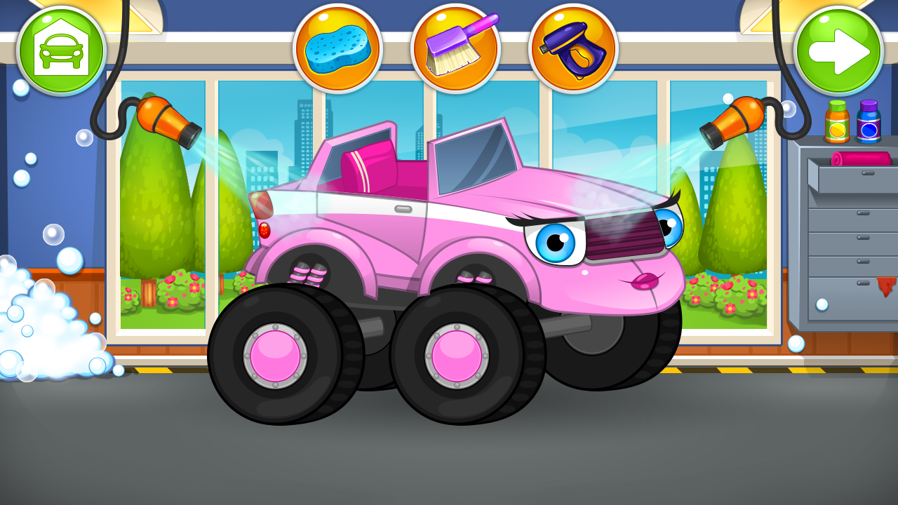 Car Wash - Monster Truck Game Screenshot