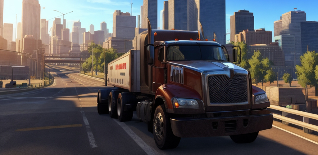 Jogo de simulador de caminhão dos EUA 3D versão móvel andróide iOS