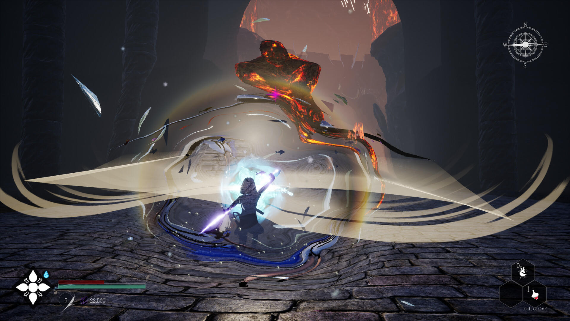 Captura de Tela do Jogo OVE : The Sword of Liberation