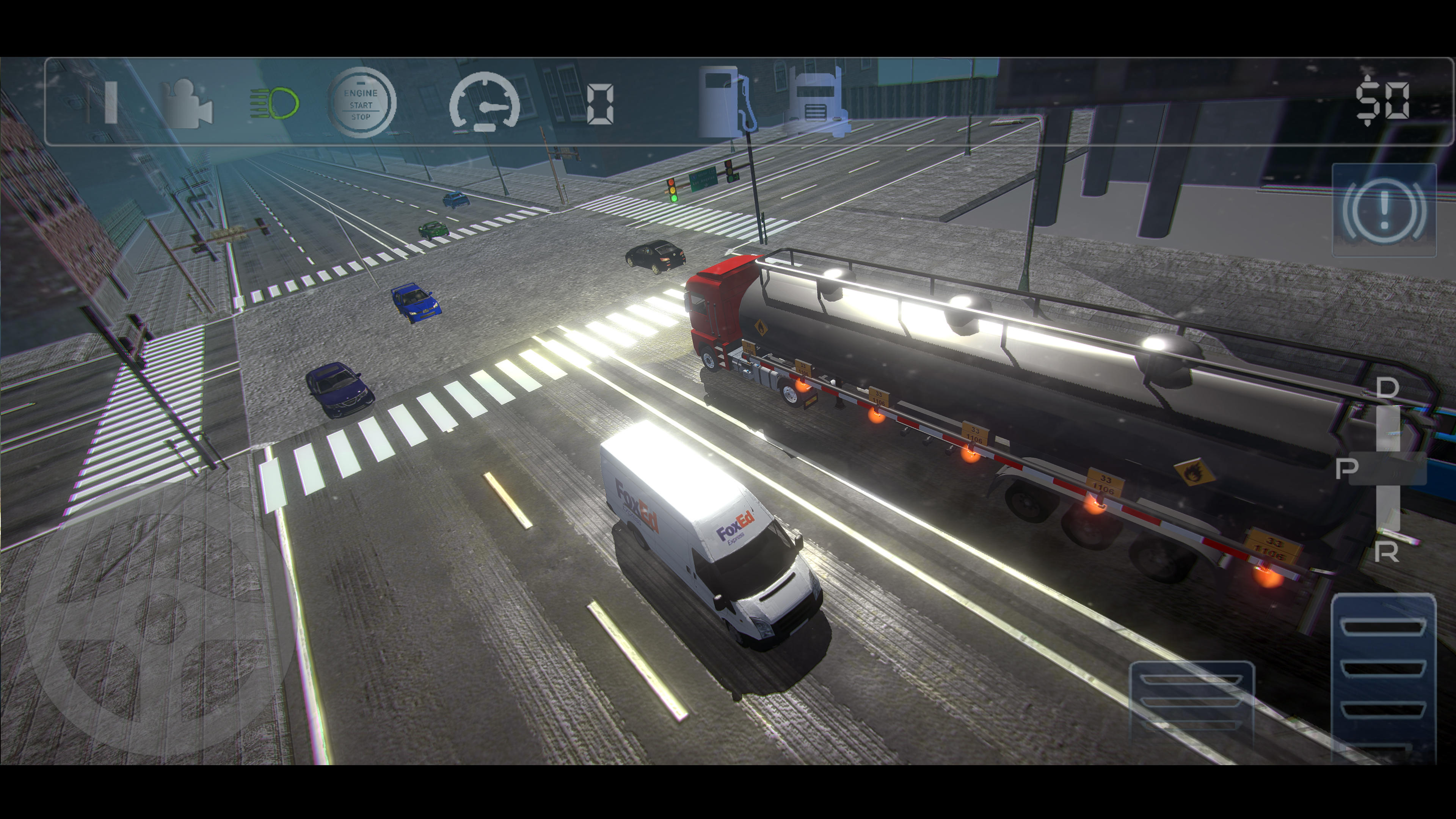 Hard Truck Cargo Delivery Game Screenshot