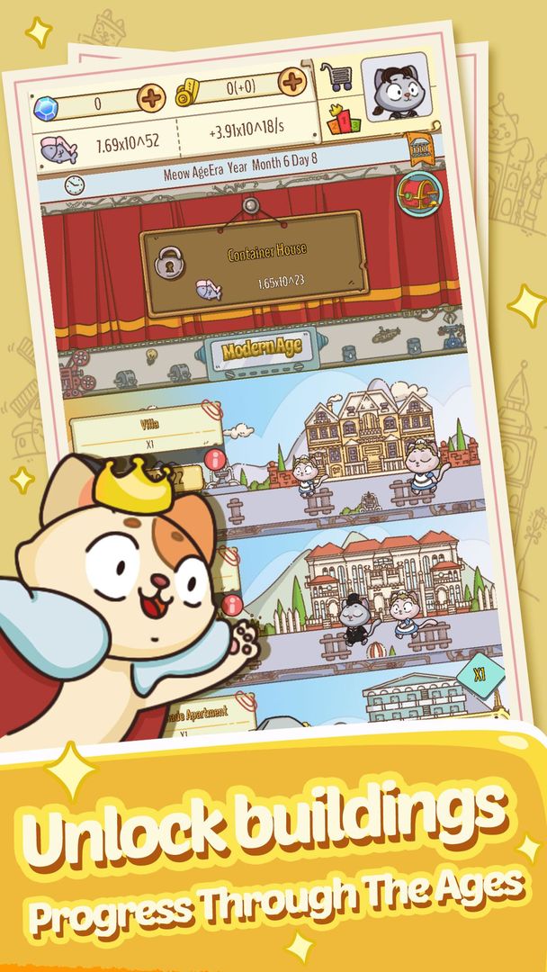 Idle Cats Civilization screenshot game