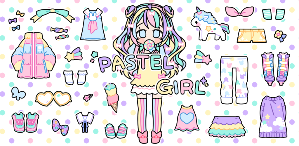 Banner of Pastel Girl : Dress Up Game 