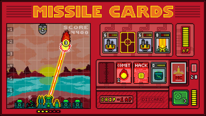 Missile Cards Game Screenshot