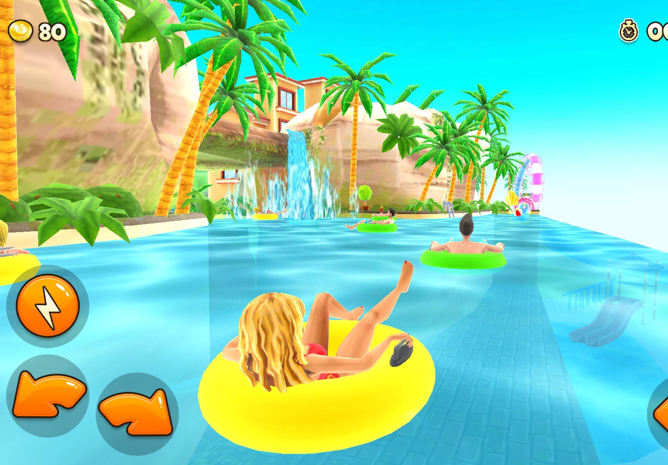 Uphill Rush Water Park Racing Game Screenshot